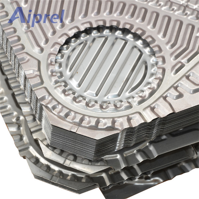 SS304 / 316L / Titanium N35 Heat Exchanger Plates APV T4 0.6mm